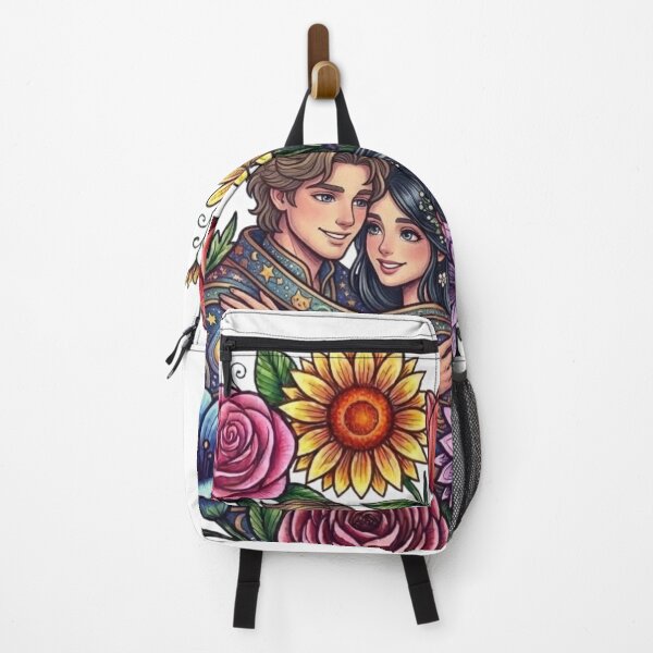 Item preview, A couple with flowers. designed and sold by PP&RAINBOW SHOP.