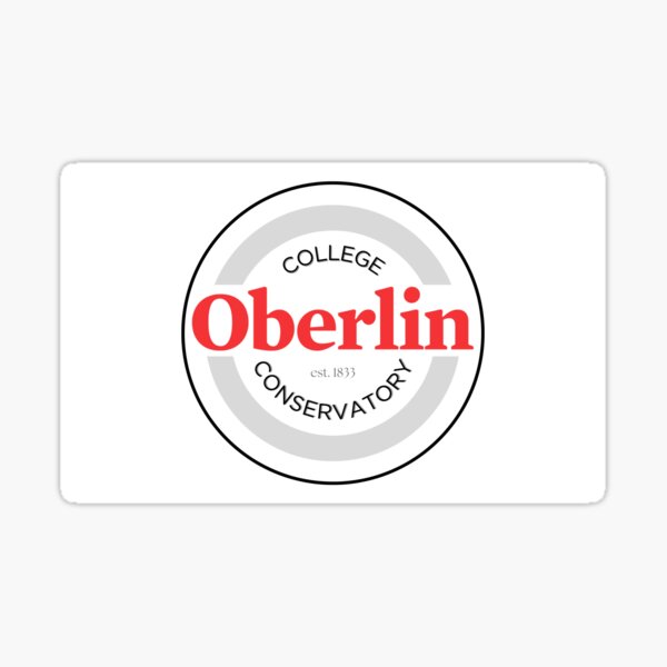 Oberlin College - Circle logo Sticker