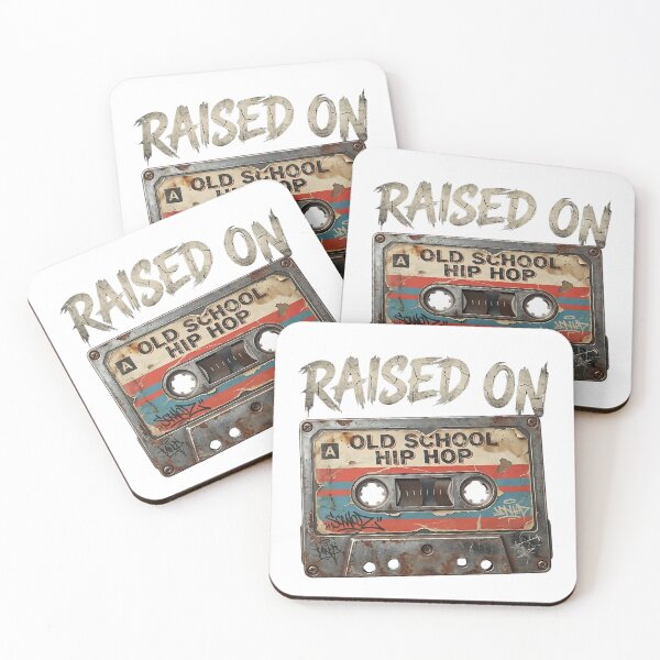 Item preview, Raised On Old School Hip Hop Cassette Graffiti Rap designed and sold by VGAfanatic.