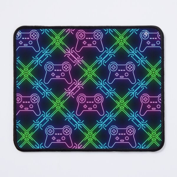 Item preview, Neon Game Controller Pattern designed and sold by StickVerse by Owais.