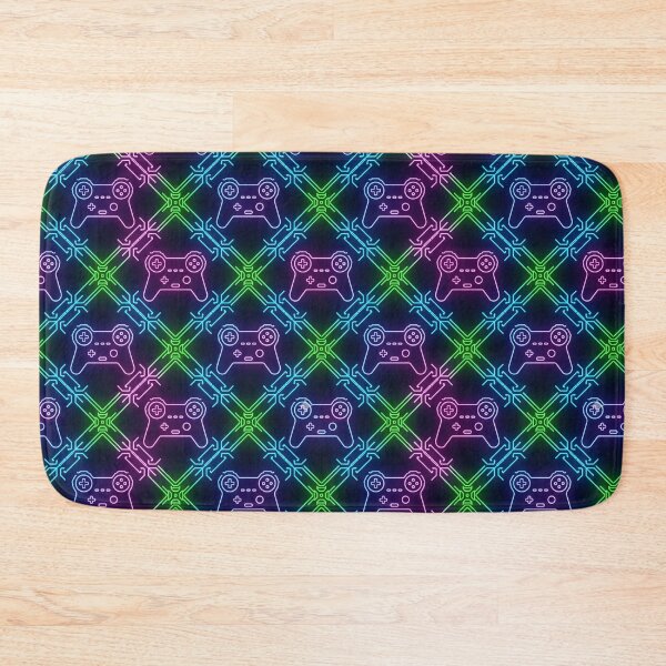Item preview, Neon Game Controller Pattern designed and sold by StickVerse by Owais.