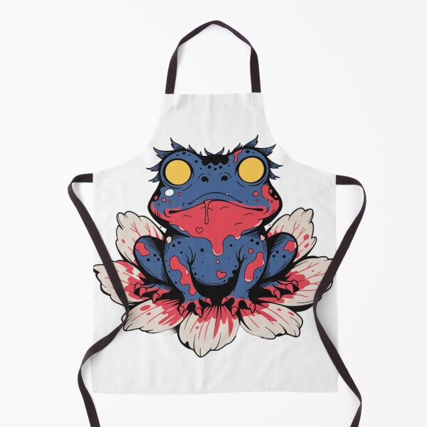 Item preview, Poison Lotus Yokai Frog Spirit designed and sold by Poise&Petals.