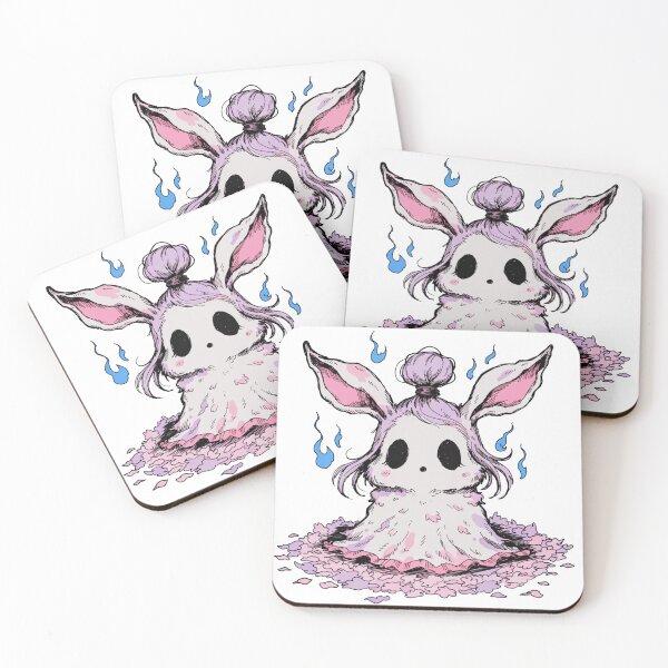 Item preview, Spirit Bunny Among Blossoms designed and sold by Poise&Petals.