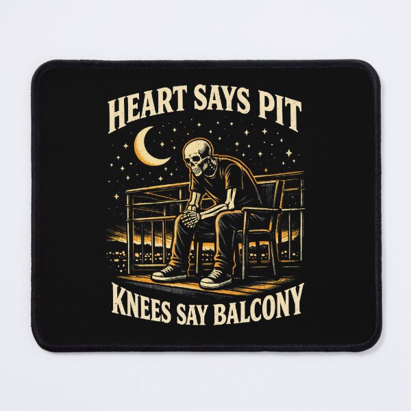 Item preview, heart says pit knees say balcony designed and sold by jolihanot.