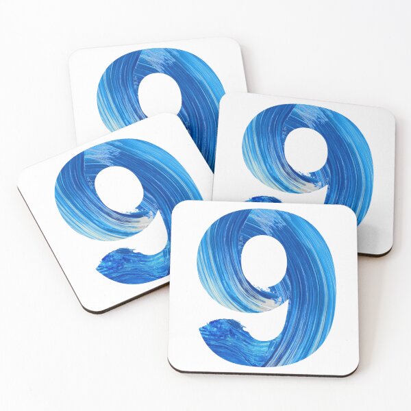 Item preview, Number 9: Electric Blue Impasto Oil Paint Texture designed and sold by Artsy Corner.