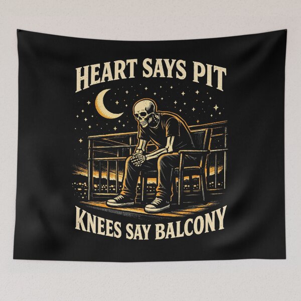 Item preview, heart says pit knees say balcony designed and sold by jolihanot.