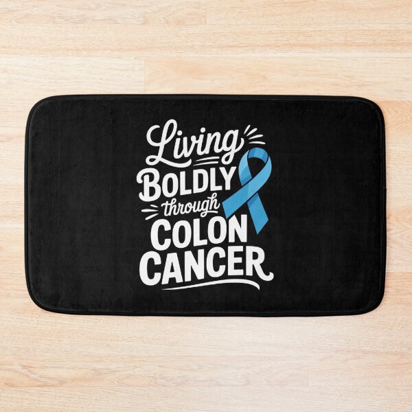 Item preview, Living Boldly Through Colon Cancer Shirt Blue Ribbon Awareness Fighter Tee designed and sold by DarylWelsh2024.