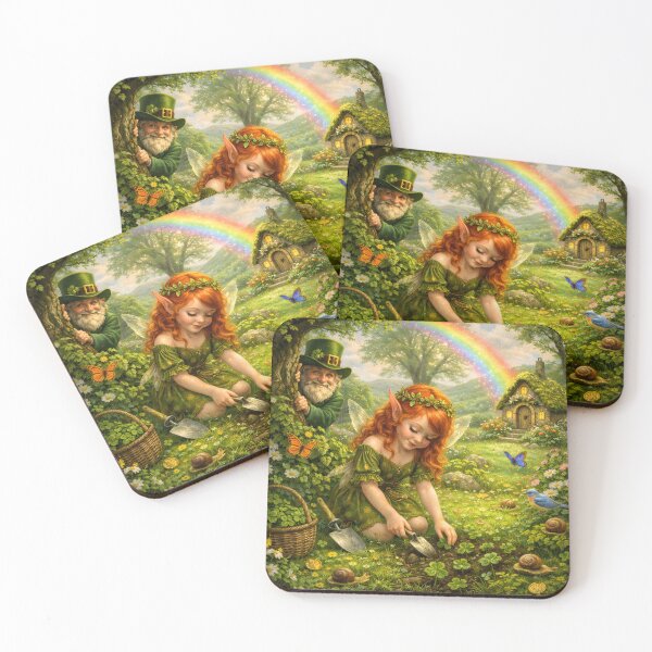 Item preview, Fairy Clover Garden Irish Fantasy designed and sold by NancyzKreations.