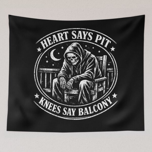 Item preview, heart says pit knees say balcony designed and sold by jolihanot.