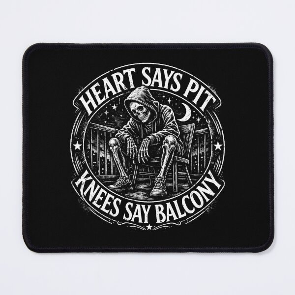 Item preview, heart says pit knees say balcony designed and sold by jolihanot.
