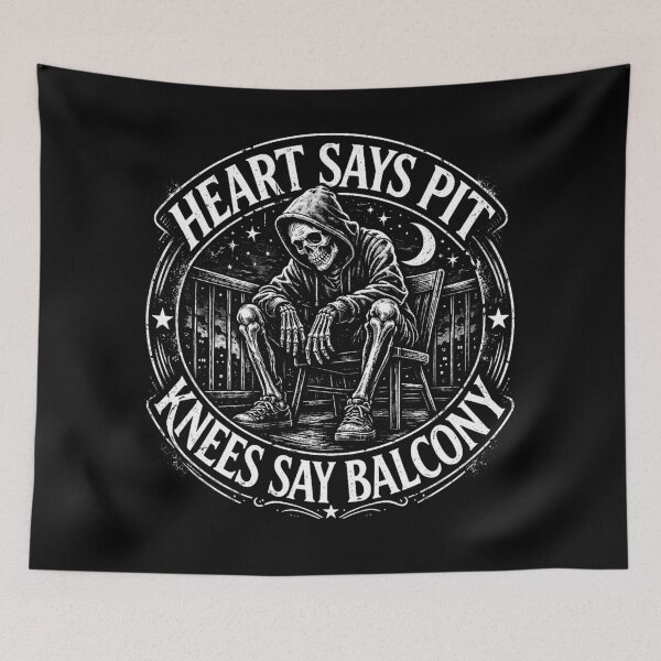 Item preview, heart says pit knees say balcony designed and sold by jolihanot.