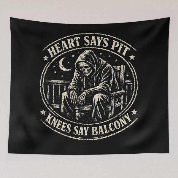 Item preview, heart says pit knees say balcony designed and sold by jolihanot.
