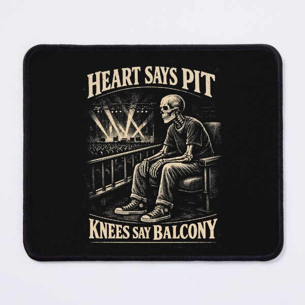 Item preview, heart says pit knees say balcony designed and sold by jolihanot.