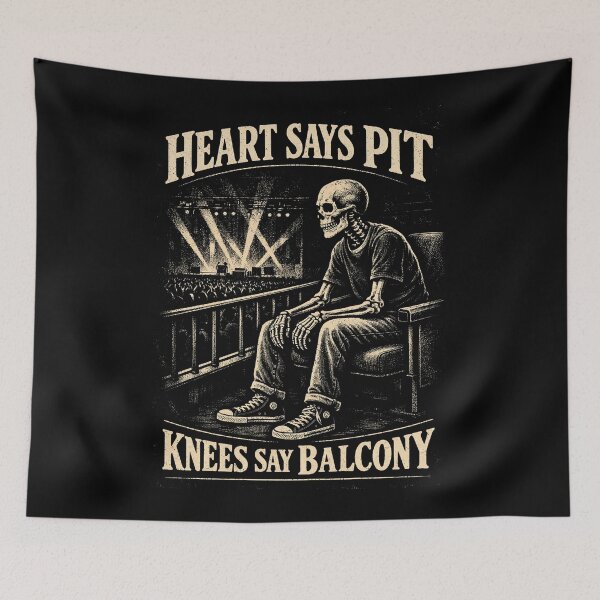 Item preview, heart says pit knees say balcony designed and sold by jolihanot.