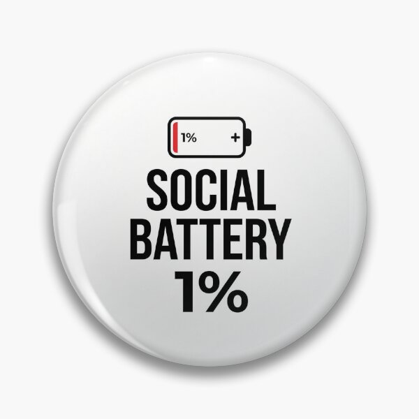 Artikelvorschau, Lustiges T-Shirt für Introvertierte – Social Battery 1% T-Shirt – Humorvolles Shirt für alle, die sozial erschöpft sind entworfen und verkauft von hammad-sanih.