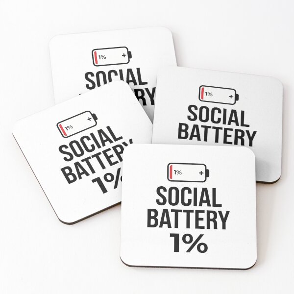 Artikelvorschau, Lustiges T-Shirt für Introvertierte – Social Battery 1% T-Shirt – Humorvolles Shirt für alle, die sozial erschöpft sind entworfen und verkauft von hammad-sanih.