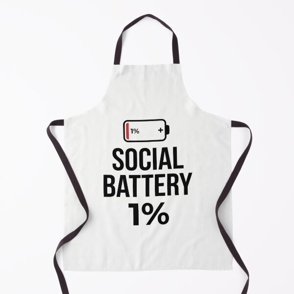 Artikelvorschau, Lustiges T-Shirt für Introvertierte – Social Battery 1% T-Shirt – Humorvolles Shirt für alle, die sozial erschöpft sind entworfen und verkauft von hammad-sanih.
