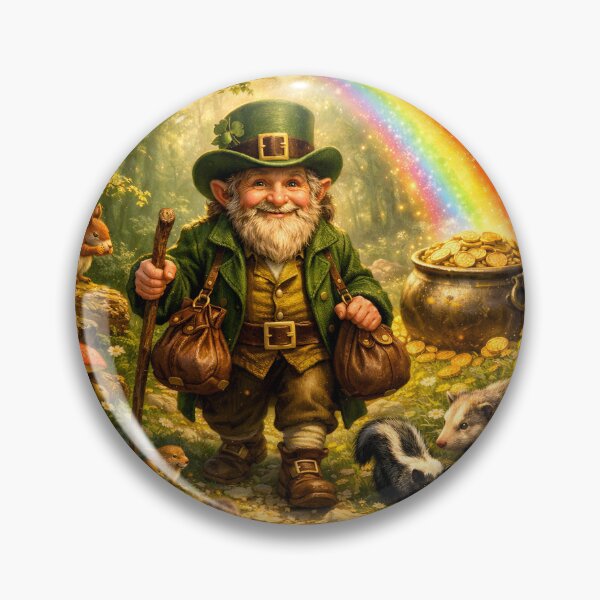 Item preview, Happy Leprechaun Pot of Gold designed and sold by NancyzKreations.