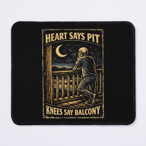 Item preview, heart says pit knees say balcony designed and sold by jolihanot.