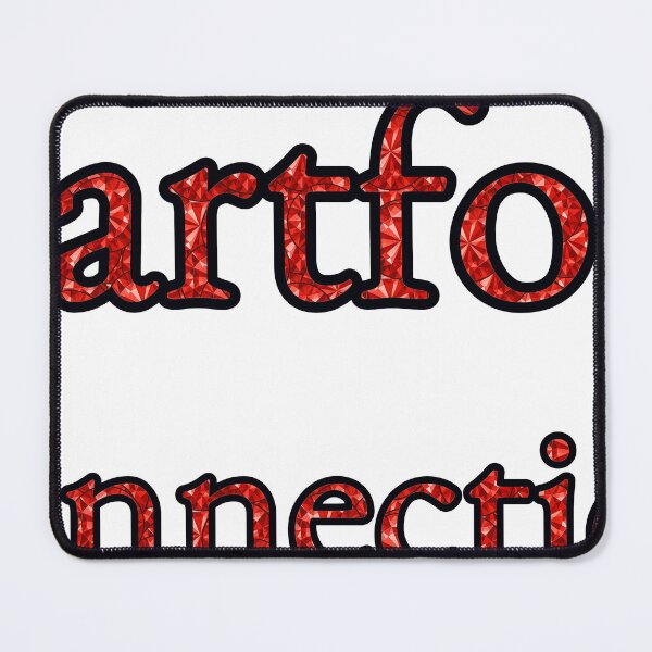 Item preview, Hartford Connecticut City Name With Red Rhinestone designed and sold by TheIconSmith.
