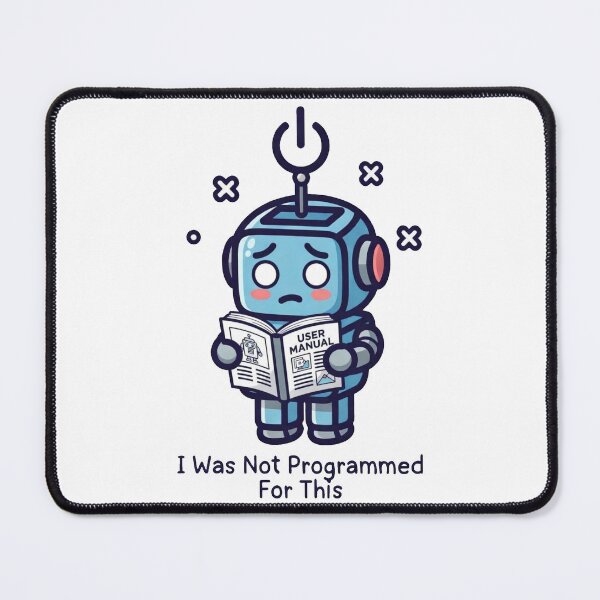 Item preview, lost robot designed and sold by doodlesandsip.