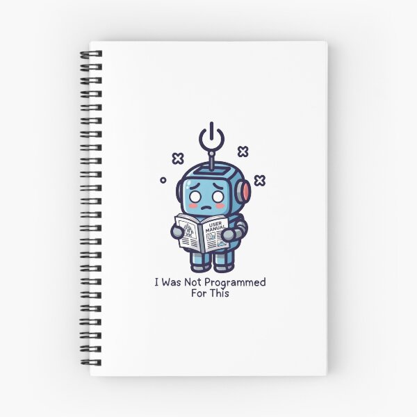 Item preview, lost robot designed and sold by doodlesandsip.