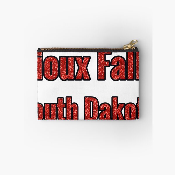 Item preview, Sioux Falls South Dakota City Name With Red Rhinestone designed and sold by TheIconSmith.