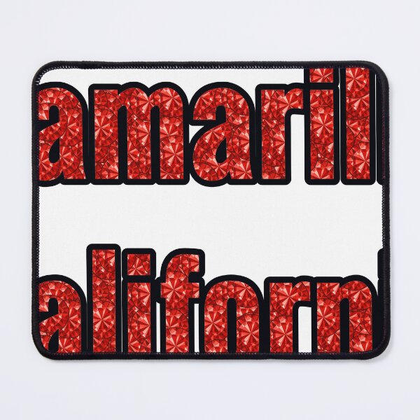 Item preview, Camarillo California City Name With Red Rhinestone designed and sold by TheIconSmith.