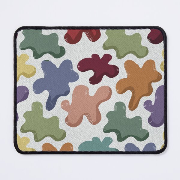 Item preview, Colorful Mid Century Modern Abstract Paint Blobs designed and sold by Seamlessly Buffalo.