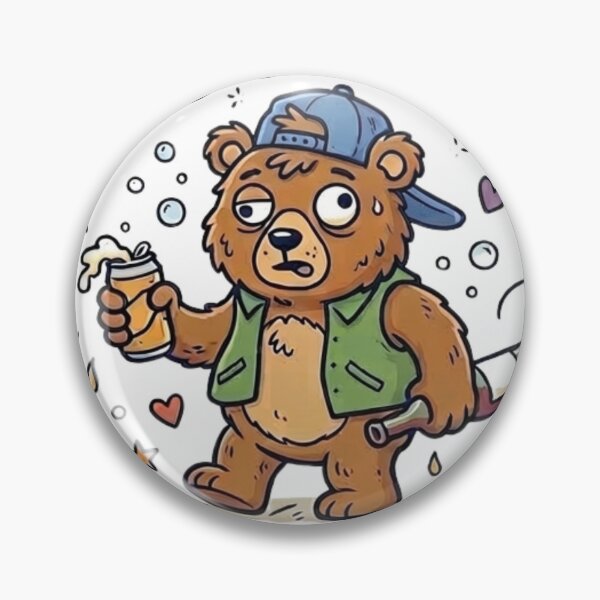 Item preview, Funny Tipsy Bear - You Might Be Drunk - Cartoon Party Graphic designed and sold by Wear Sculpt.