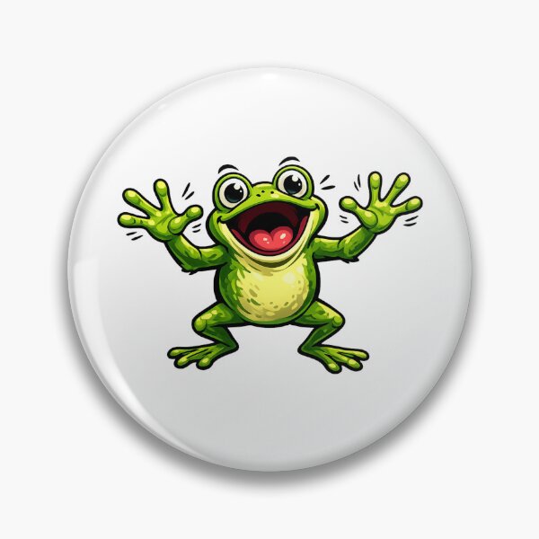 Item preview, Frog in a jazzy pose designed and sold by FroggyOnly.
