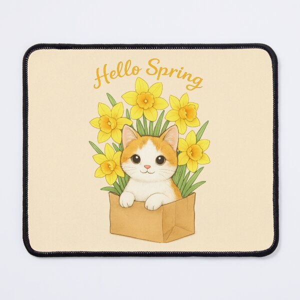 Item preview, Kitten Magic Among Daffodils designed and sold by iamdesigns14.