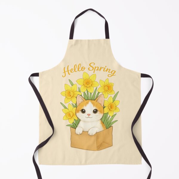 Item preview, Kitten Magic Among Daffodils designed and sold by iamdesigns14.