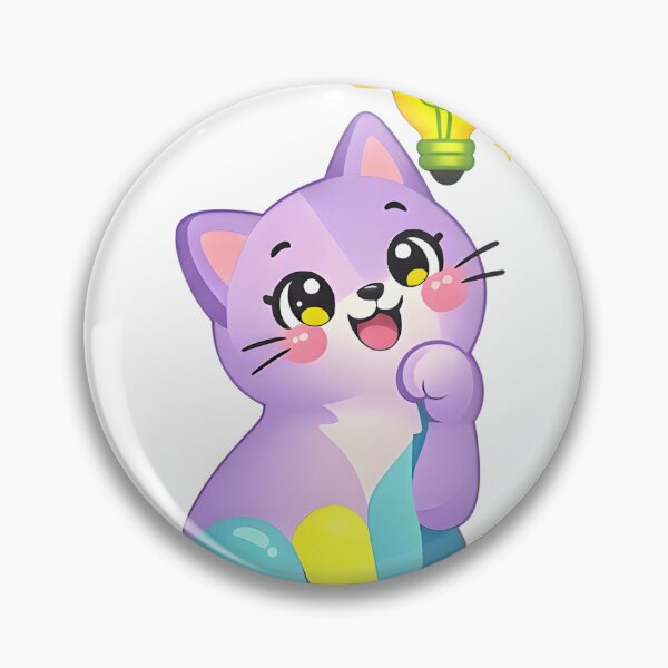 Item preview, Bright Idea Kitty designed and sold by The sticker haven.