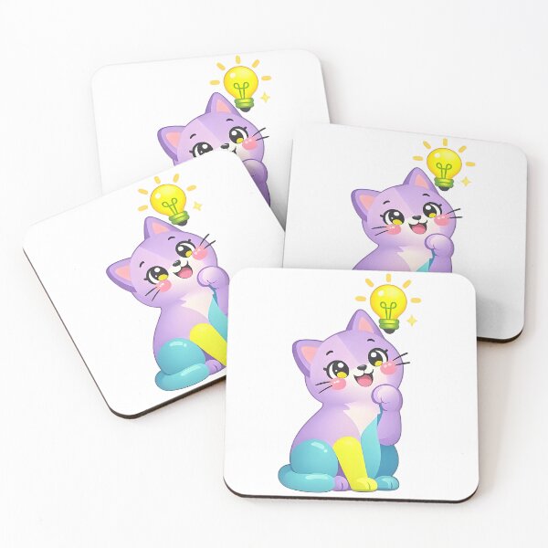 Item preview, Bright Idea Kitty designed and sold by The sticker haven.