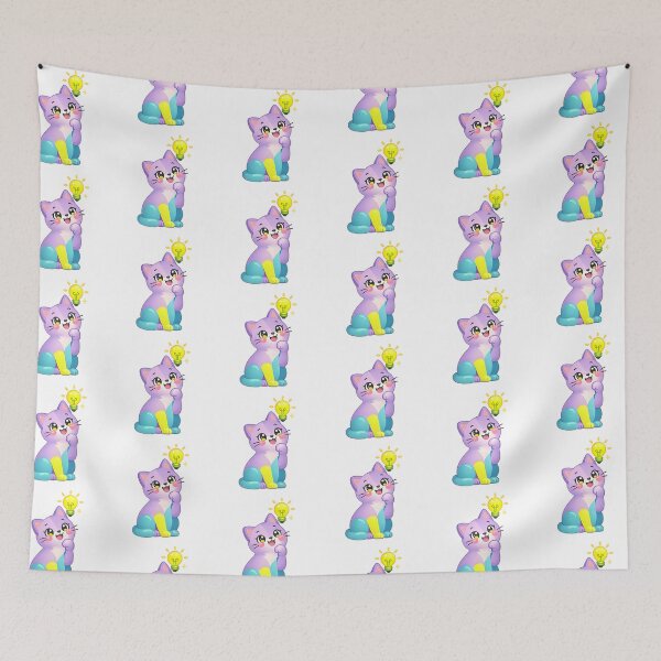 Item preview, Bright Idea Kitty designed and sold by The sticker haven.