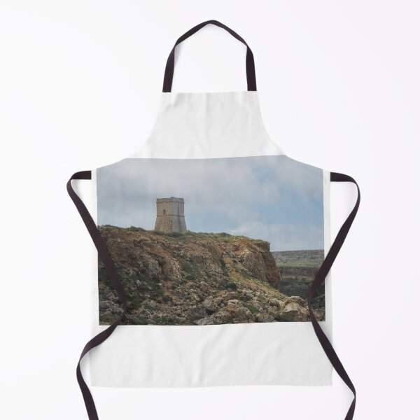 Item preview, Historic Coastal Watchtower on Rocky Cliff Overlooking Sea and Rugged Mediterranean Landscape designed and sold by Nmallia.
