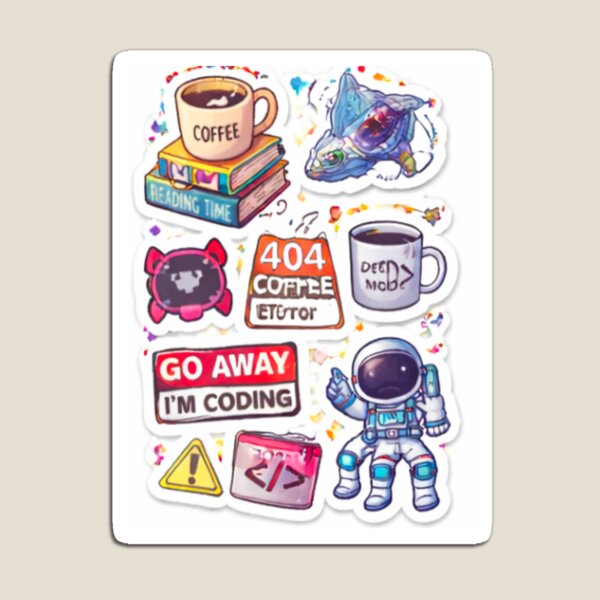 Item preview, Developer Coding Sticker Bomb Programmer Humor Tech Aesthetic designed and sold by JunnuCreations.