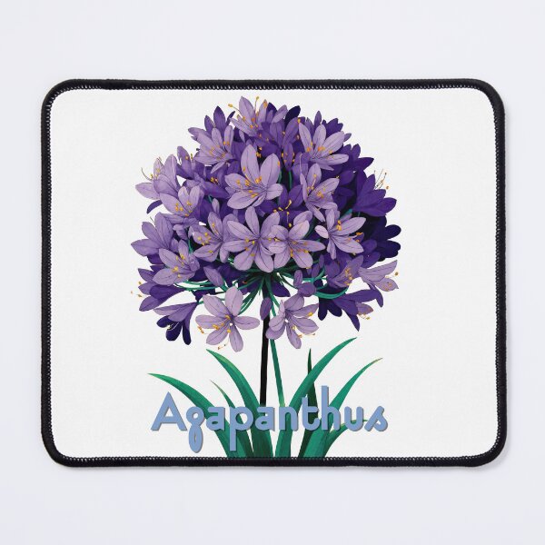 Item preview, Agapanthus – Vibrant Botanical Elegance designed and sold by ForeverPrintsOK.