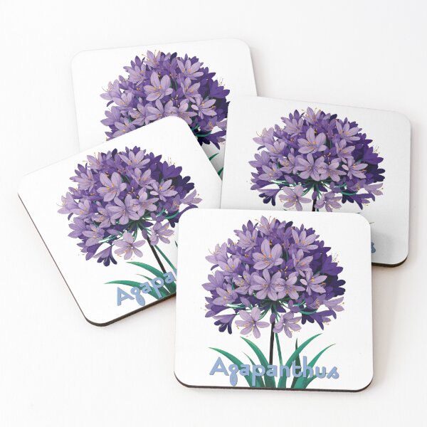 Item preview, Agapanthus – Vibrant Botanical Elegance designed and sold by ForeverPrintsOK.