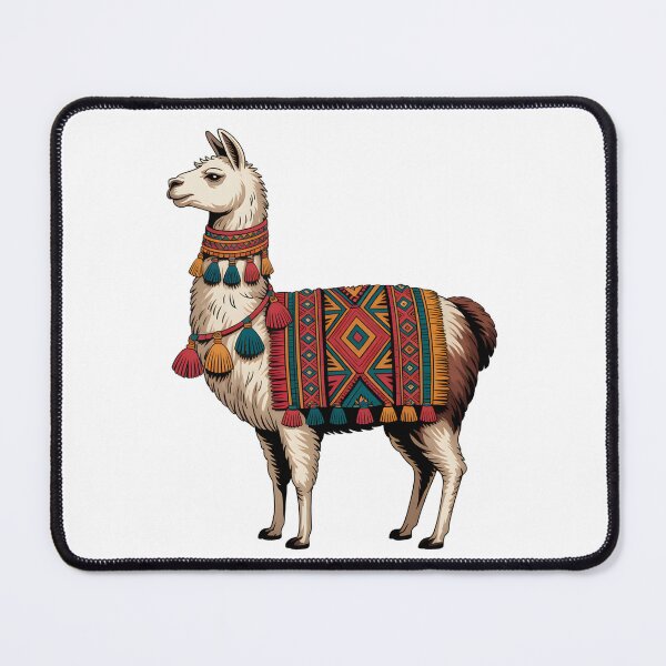 Item preview, Colorful Peruvian Llama – Traditional Andean Folk Art Design designed and sold by ArcticFoxStudio.