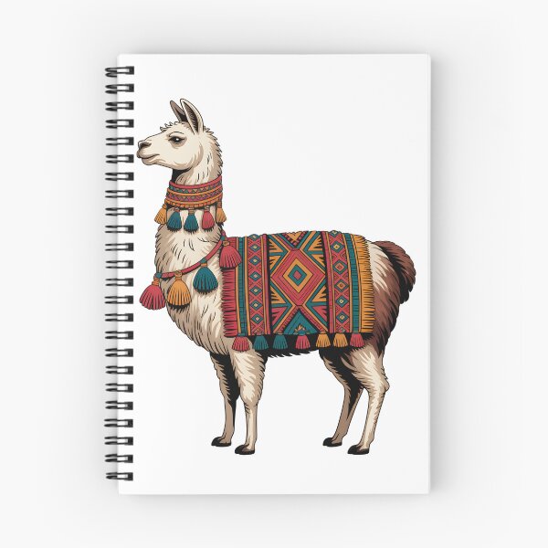 Item preview, Colorful Peruvian Llama – Traditional Andean Folk Art Design designed and sold by ArcticFoxStudio.