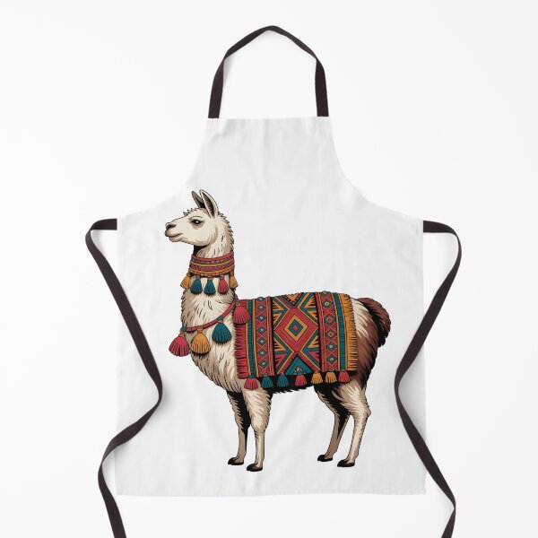 Item preview, Colorful Peruvian Llama – Traditional Andean Folk Art Design designed and sold by ArcticFoxStudio.