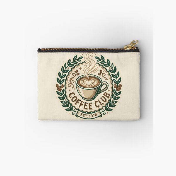 Item preview, Coffee Club - Vintage Cafe Badge Latte Art Design designed and sold by WowDezign.