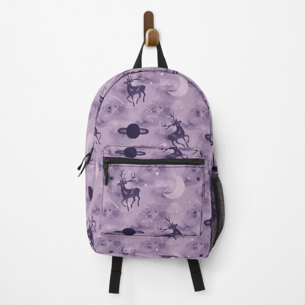 Item preview, Mystical Celestial Stags in Watercolor Galaxy designed and sold by Seamlessly Buffalo.