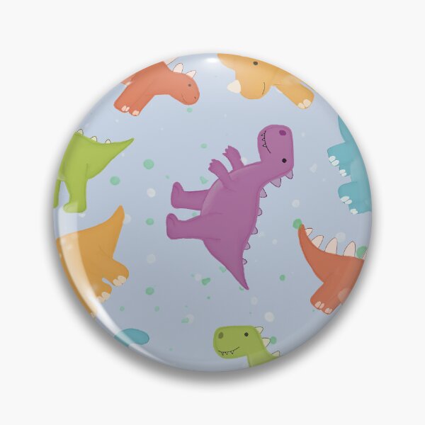 Item preview, Cute Colorful Hand Drawn Dinosaur Pattern designed and sold by Seamlessly Buffalo.