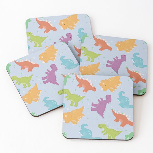 Item preview, Cute Colorful Hand Drawn Dinosaur Pattern designed and sold by Seamlessly Buffalo.