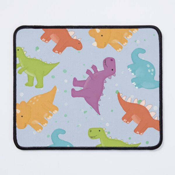 Item preview, Cute Colorful Hand Drawn Dinosaur Pattern designed and sold by Seamlessly Buffalo.