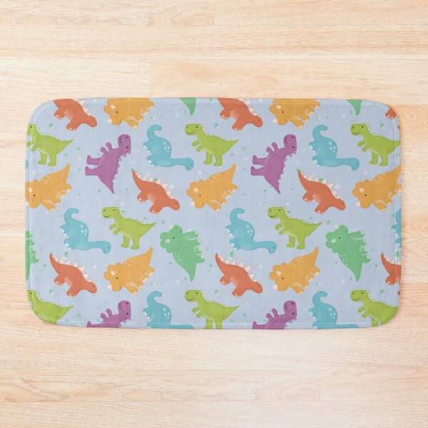 Item preview, Cute Colorful Hand Drawn Dinosaur Pattern designed and sold by Seamlessly Buffalo.