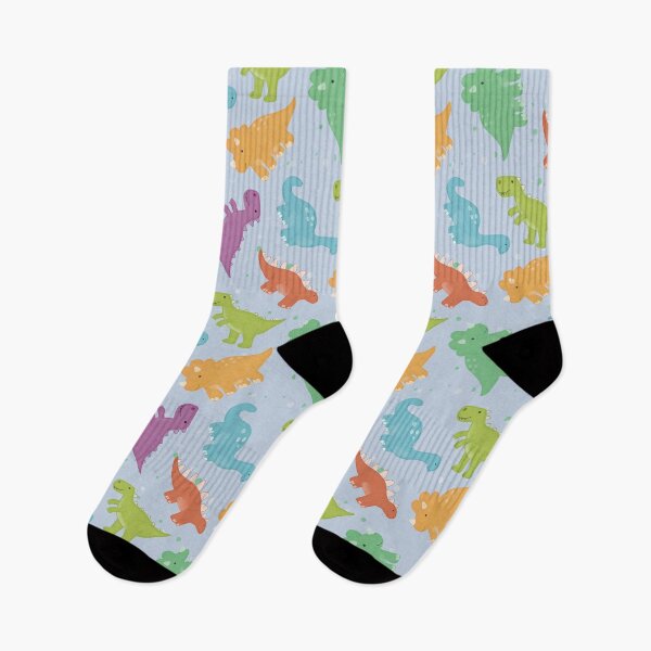 Item preview, Cute Colorful Hand Drawn Dinosaur Pattern designed and sold by Seamlessly Buffalo.